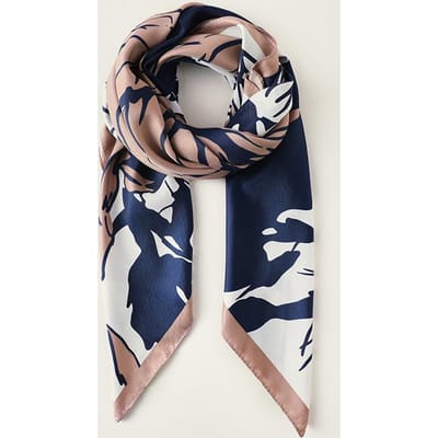 Lent sjaals, Dames Decoratieve sjaals met bloemenprint, Grote vierkante sjaals, Tassen, Sjaals 90*90CM