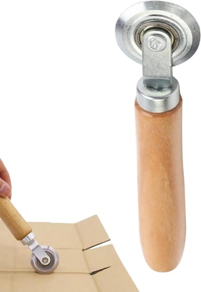 Gecanneleerd Wiel Set - Rolgereedschap Papier - Papier Projecten Maken - Ergonomische Houten Handgreep