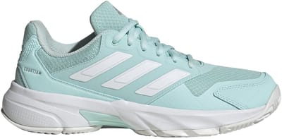 Adidas Performance Courtjam Control 3 Tennis Schoenen - Dames - Turquoise