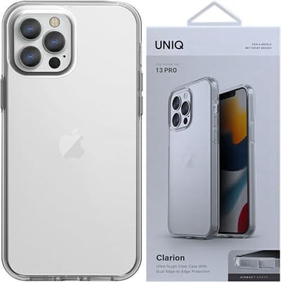 UNIQ - hoesje - Clarion iPhone - 13 - Pro - Max - 6.7 - transparant/lucent - helder