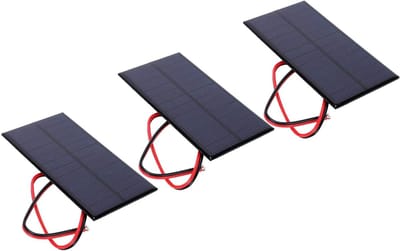 Zonnepaneel Module - Zonne-energie Paneel - Doe-het-zelf Projecten - Hoog Rendement - 110 x 60 mm - Zwart