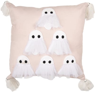 Clayre & Eef Sierkussen Overig 40x40 cm Roze Polyester Herfst decoratie