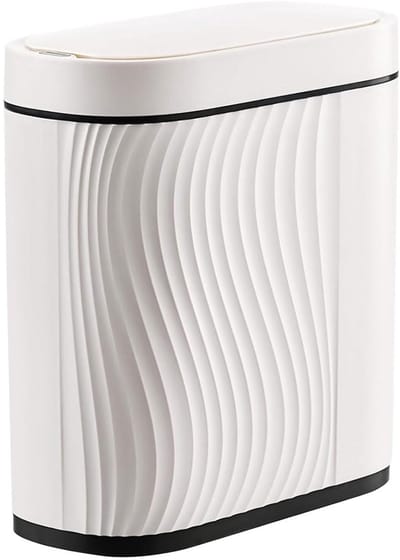 Automatische Sensor Vuilnisemmer 8 Liter - Rondo met Deksel voor Keuken en Badkamer