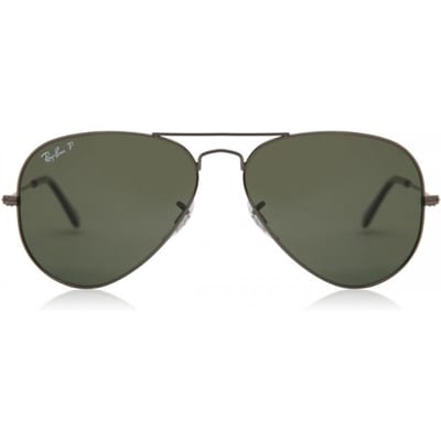 Ray-Ban RB3025 004/58 - Aviator (Classic) - zonnebril - Staalgrijs/Groen Klassiek G-15 - Polarized - 58mm