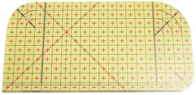 Praktische naaigids voor het strijken en maken van zomen, 200 x 100 mm, ideaal voor DIY-projecten en naaien