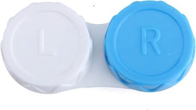Lenzenhouder | 1 stuk | Blauw / Wit | Lenzendoosje | Lenzenbakje | Lenshouder | FSW-Products