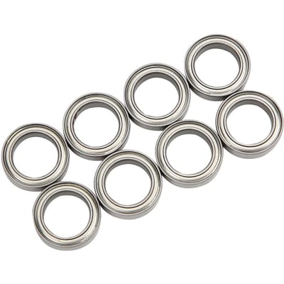 8pcs 10x15x4mm Ball Bearings Fit for HPI WR8 B021 ST  MT RC Car Spare Parts AccessorySilver B030