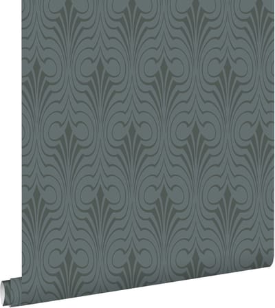 ESTAhome behang grafische vorm donkerblauw - 50 x 900 cm - 139637