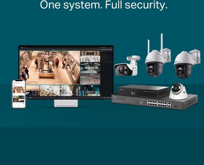 TP-Link VIGI C540 4MP Outdoor Full-Color Pan Tilt Network Camera (4mm)