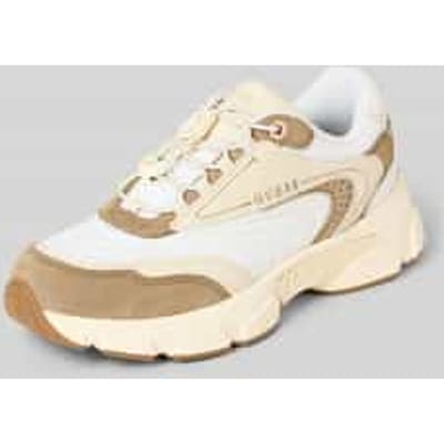 Guess Imeri Sneakers Laag - Beige - Maat 38