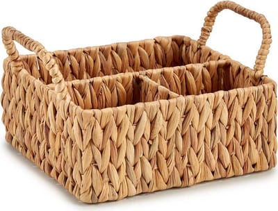 Multi-Functionele Organiser 20,5 x 16 x 31 cm Metaal Bruin Waterhyacint