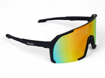 DESCENT - Sportzonnebril Vortex - Zwart - Rood - MTB - Wintersport - Wielrennen - Extreme sports - Mountainbike - Fietsen - Hiken - Bergsport