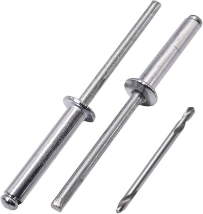 Aluminium Blindklinknagels 4,8 x 24 mm met Stalen Dorn - Koepelkop Klinknagels
