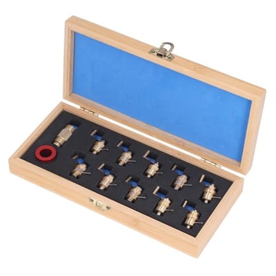 Horloge-opwinder-set - Messing - Complete set voor horlogemakers - DIY-horloge gereedschap - Reparatie voor polshorloges