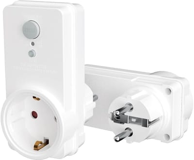 Veiligheidsonderbreker Stopcontact - Aardlekschakelaar Tussenstekker - Persoonlijke Bescherming - Automatische Zelftest - 10 mA Lekstroom - Wit