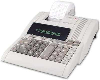 12-cijferige Print Rekenmachine met Valutaomrekening voor Kantoor