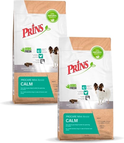 Prins Procare Resist Calm Mini - Hondenvoer - 2 x Gevogelte Vlees 3 kg