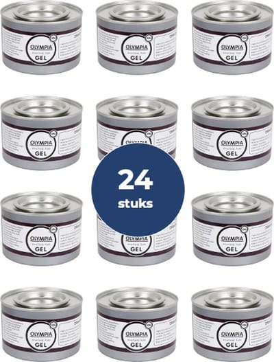 Olympia Brandpasta Gel in blikjes a 200 gram (24 stuks)