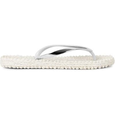 Ilse Jacobsen Cheerful04m Metallic Flip Flop Creme Maat: 36 | Slippers Outlet | Dames | Ecru