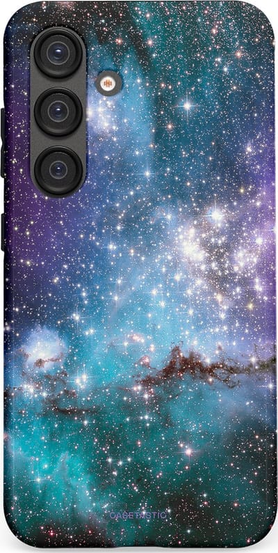 Casetastic Hoesje Geschikt voor Samsung S25 - Stijlvolle Beschermende Duo-layer Case - Nebula nachtdroom