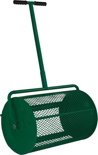 Compost & veenmos strooien compostspreider - groen - 80l - t-greep