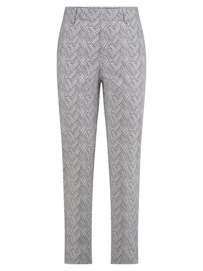 Slim Fit 7/8-broek Van Peter Hahn wit