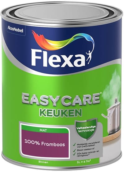 Flexa - Easycare Keuken - 100% Framboos - Mengverf - 1 L