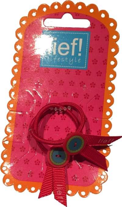 Haarelastiekjes Knoop Rood - Lief Lifestyle‎‎