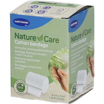 Hartmann NatureCare Zwachtel Katoen 6 cm x 5 m 1 Verband(en)