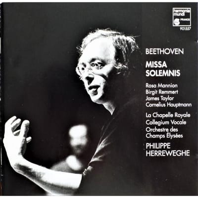 CD LUDWIG VAN BEETHOVEN – ROSA MANNION - Missa Solemnis 901557,HMX29815 Harmonia Mundi  2001 Frankrijk Klassiek Gebruikt black