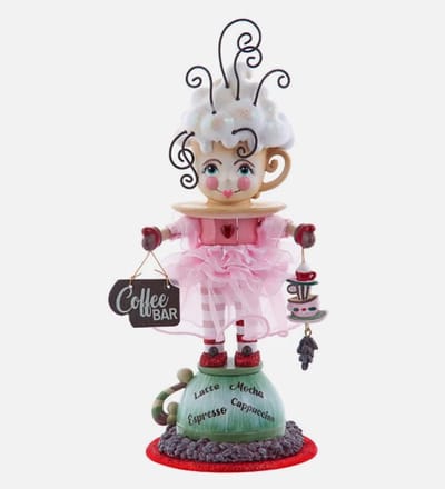 Kurt Adler Notenkraker Coffee Girl