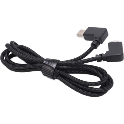 Câble d'alimentation pour lunettes FPV Câble de connexion durable léger et portable pour lunettes de vol Android black