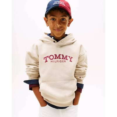 Regular fit hoodie van katoenmix
