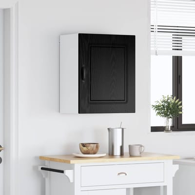 vidaXL - Vaatwasserpaneel - Kalmar - Zwart - Eiken - 50 - x - 31 - x - 60 - cm