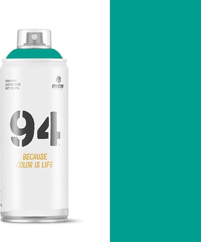 MTN94 Smaragdgroene spuitverf - 400ml lage druk en matte afwerking