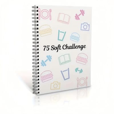 75-Day Soft Challenge Log – Een handboek voor 75 zachte uitdagingen, speciaal ontworpen voor vrouwen. Inclusief een dagelijkse planner, regenboogpagina's en een gezondheidsmonitor – een aangepaste 75-daagse fitness-, gewoonte- en zelfzorgtracker.