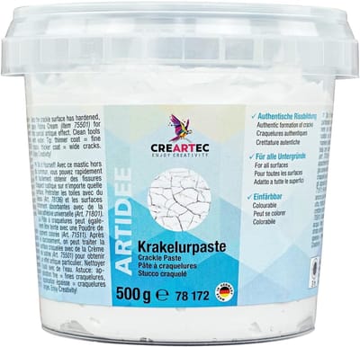 Krakelurpasta - Plamuurmassa - Antiek effect - Voor oppervlakken - 500 gram