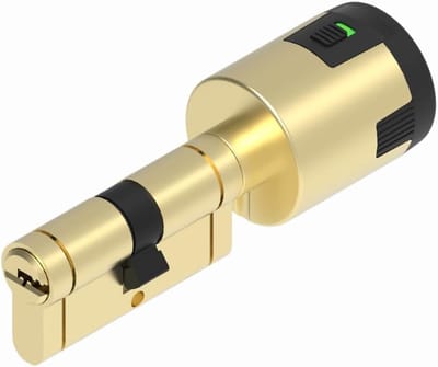 Cilinderslot met Alarm - Veiligheidsslot Deur - Huis Beveiligen - 100 dB Alarm - 30 x 40 cm - Messing