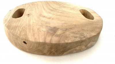 Dienblad - serveerschaal - kaasplank H4  Ø35  - Teak Telenan