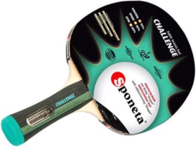 Sponeta Tafeltennisbat Challenge Speelklasse P Hout Zwart