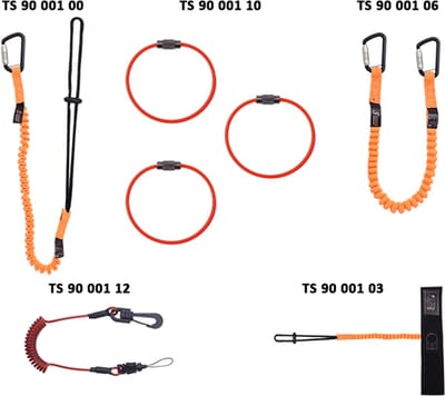 Kratos Safety gereedschapslijnenset 7 stuks - TS9010100 - 1.30 m