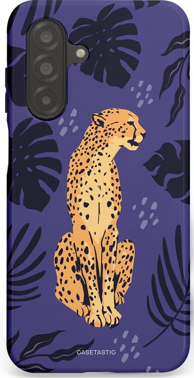Casetastic Hoesje Geschikt voor Samsung A26 - Stijlvolle Beschermende Duo-layer Case - Cheetah elegantie