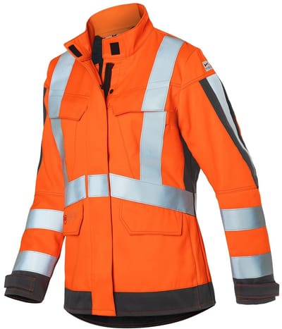 KUBLER PROTECTIQ 14948420 Hi Vis Reflecterend Werkjas DAMES Veiligheidsjas Oranje Antraciet - Vlamvertragend - Multinorm