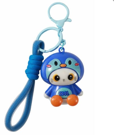 iTotal Sleutelhanger Hoodie PENGUIN Keychain Plastic and Metal 4.5x4.0x5.4cm