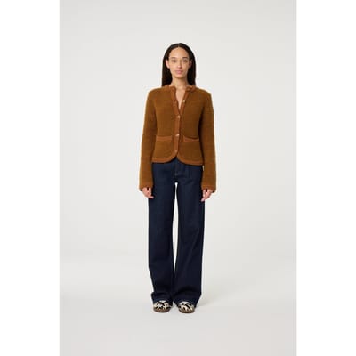 Fabienne Chapot Marcia Cardigan Burnt Sugar Maat: XS | Jassen Outlet | Dames | Bruin