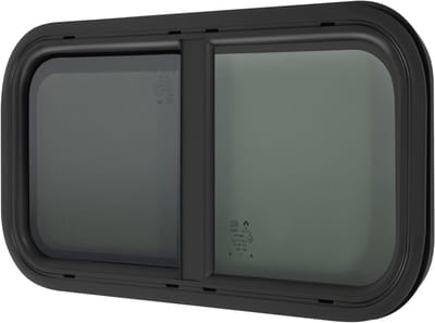 Gelaagd Schuifraam 70 x 40 cm voor Caravan en Motorhome met Insectenbescherming en Geventileerd Ontwerp