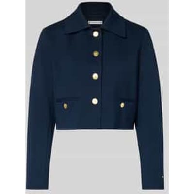 Regular fit korte blazer van viscosemix Model 'PUNTO'