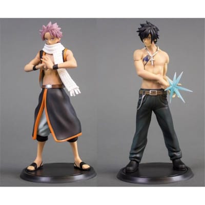 Anime Fairy Tail Lucy Heartfilia Gray Fullbuster Erza Scarlet Etherious Natsu Dragneel PVC Actiefiguren Standbeeld Model Speelgoed Poppetje