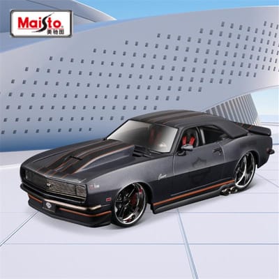 Maisto 1:24 Chevrolet Camaro Z/28 1968 Legering Sportwagen Model Diecasts Metaal Racewagens Auto Model Simulatie Kinder Speelgoed Cadeau gray