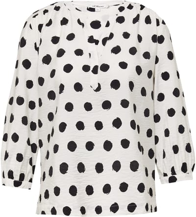 s.Oliver - female - Gestructureerde blouse van een viscosemix